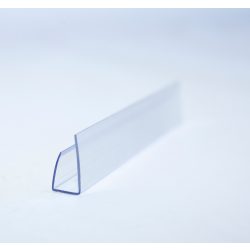 Víztiszta polikarbonát U profil 10 mm (2,10 m)