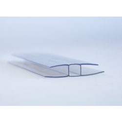 Víztiszta polikarbonát H profil 10 mm (2 m)