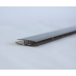 Barna színű polikarbonát H profil 10 mm (5 m)