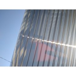 Antracit üregkamrás polikarbonát 2UV 10 mm (2100x3000)